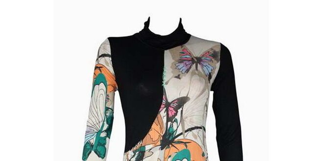 Dámské pestrobarevné šaty Smash s motýly