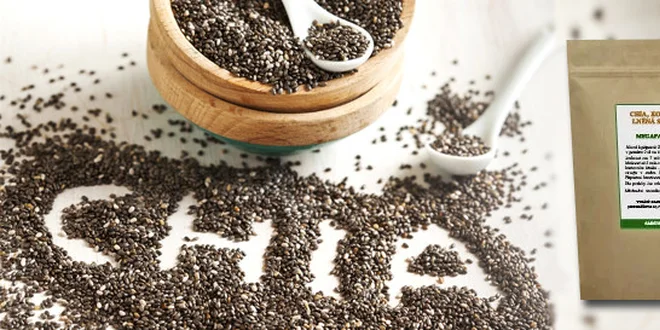 Mega směs - Chia, konopná a lněná semínka