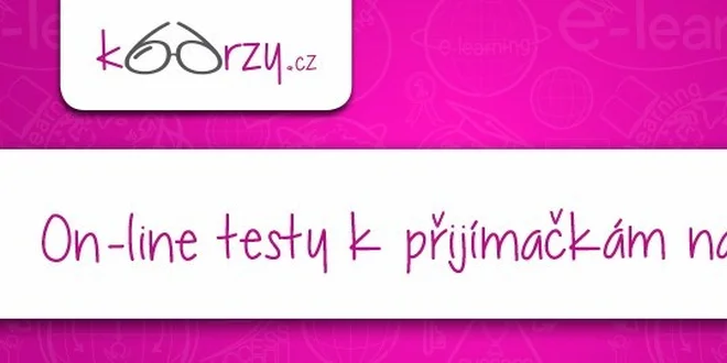 On-line testy k přijímačkám na VŠ