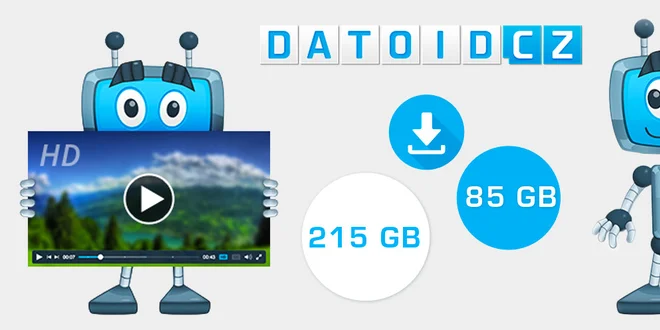 Pořádná porce GB na videa, hudbu a data z Datoid.cz