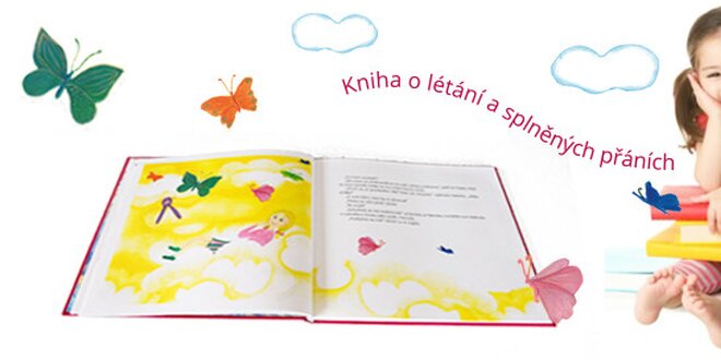 Dětská kniha o létání a splněných přáních
