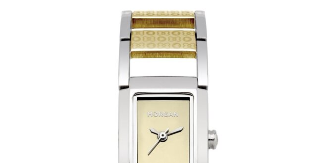 Dámské zlato-stříbrné náramkové hodinky Morgan de Toi