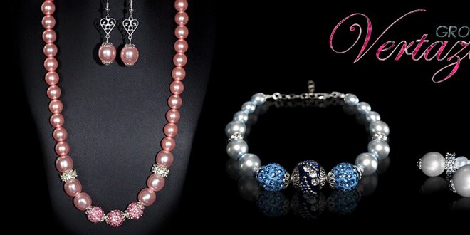 Sady okouzlujících šperků z voskovaných perel