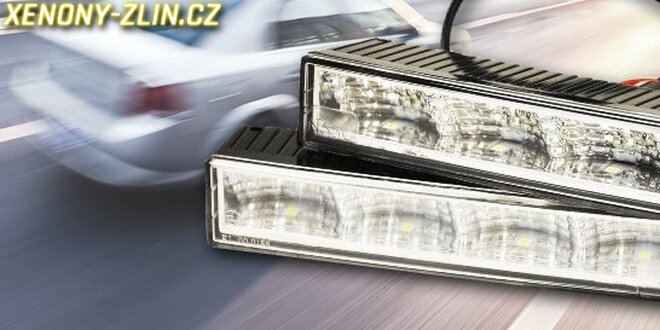 Výkonná LED denní světla pro osobní vozy