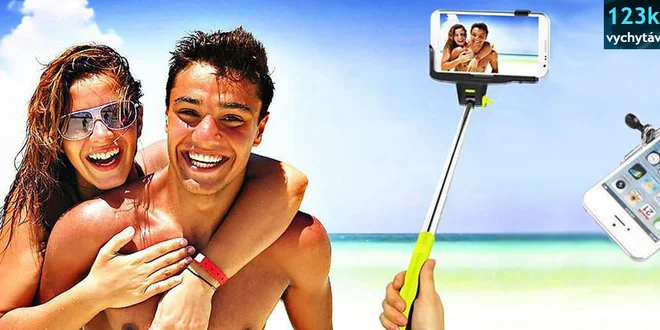 Teleskopický set pro selfie fotky