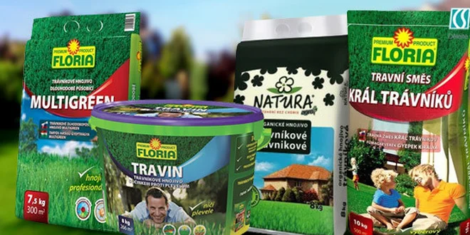 Prostředky Agro Floria pro perfektní trávník
