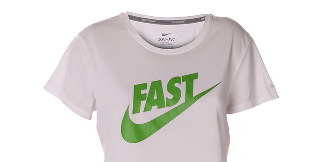 Dámské bílé tričko s krátkým rukávem Nike