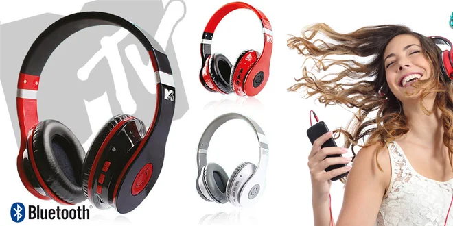 MTV bluetooth sluchátka s dopravou zdarma
