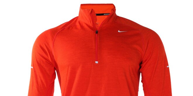 Pánské červené tričko Nike s dlouhým rukávem