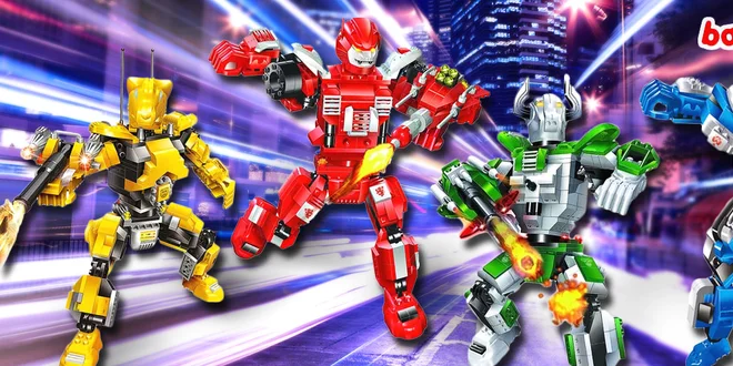 Roboti Transformer od značkové stavebnice BanBao