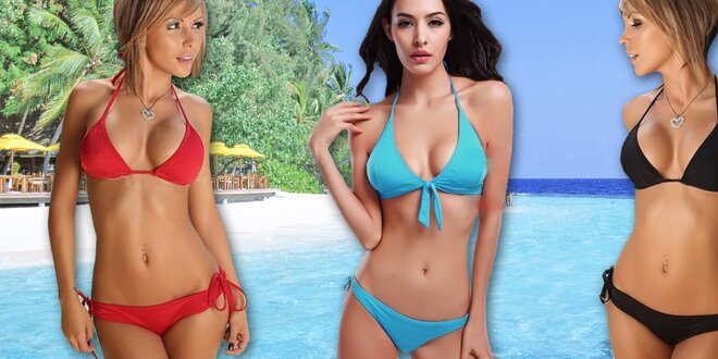 Dvoudílné dámské plavky ve 3 modelech