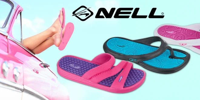 Dámské odlehčené pantofle a žabky NELL