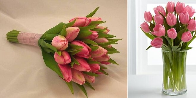 Kytice 18 krásných čerstvých tulipánů pro maminku i pro vaši milou