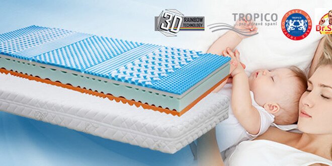 Rodinná matrace Tropico Soft Sleep ® Visco