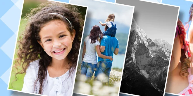 4 vlastní fotografie vyvolané ve formátu A4
