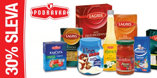 30% sleva na nákup v e-shopu Podravka
