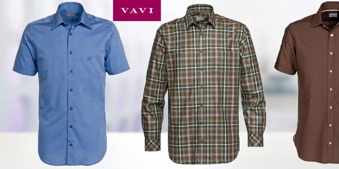 Stylové košile VAVI od českého výrobce