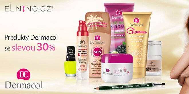 30% sleva na kosmetické výrobky Dermacol