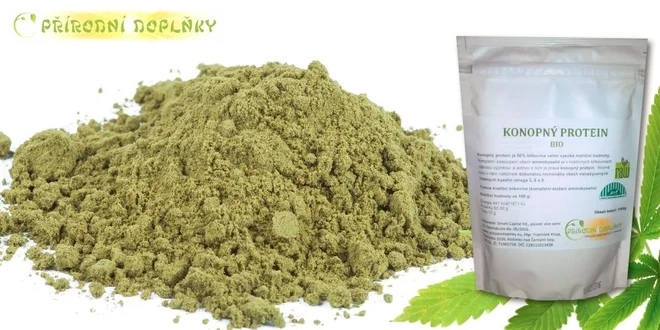 Konopný protein Bio Raw 500g