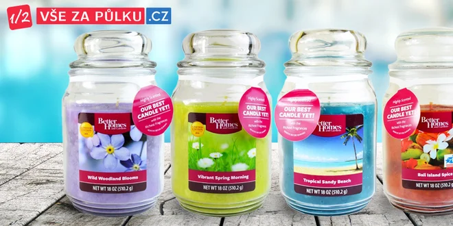 Aromatické svíčky Better Homes