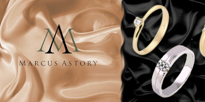Luxusní zlaté prstýnky Marcus Astory