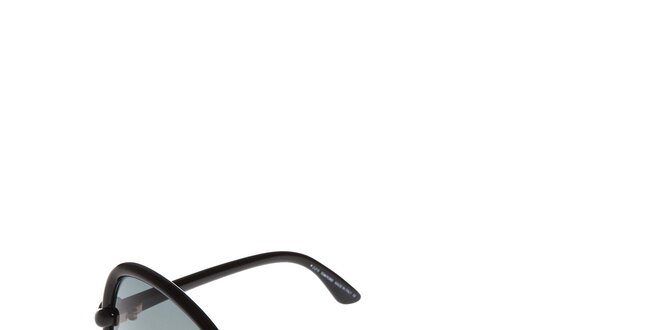 Dámské sluneční brýle Tom Ford s černými plastovými obroučkami a světlými skly