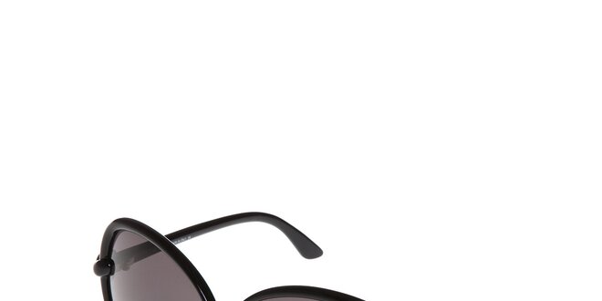 Dámské sluneční brýle Tom Ford s černými plastovými obroučkami a tmavými skly