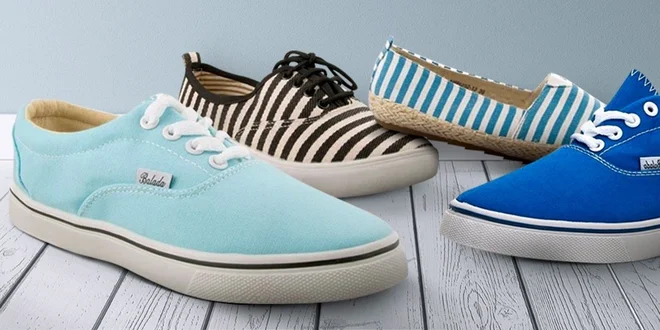 Dámské jednobarevné i vzorované tenisky