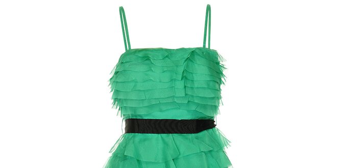 Dámské zelené charlestonové šaty Lucy Paris