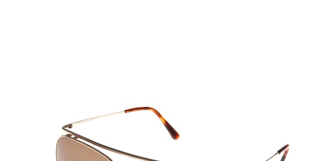 Sluneční brýle Tom Ford se zlatým ozdobným ráfkem