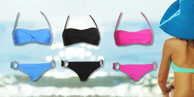 Dvoudílné dámské plavky v krásných barvách