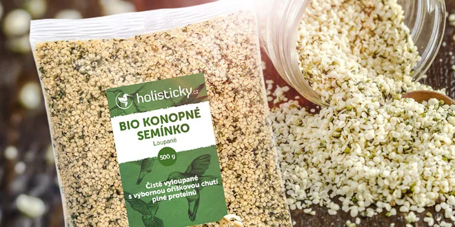 Konopná semínka v BIO kvalitě