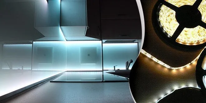 Bílé a barevné (RGB) LED pásky včetně nabídky příslušenství