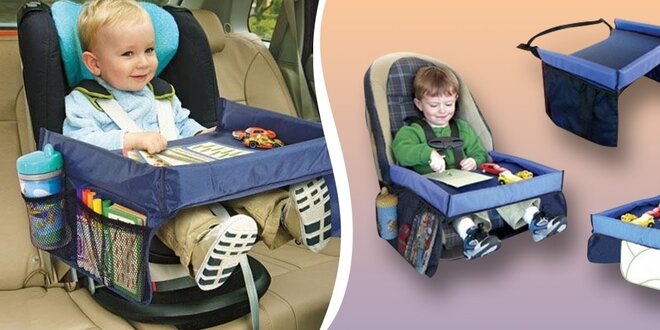 Dětský jídelní i hrací stoleček do auta