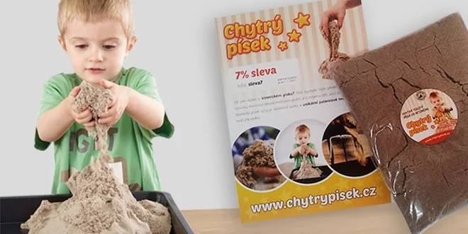 Magický kinetický písek pro děti i dospělé