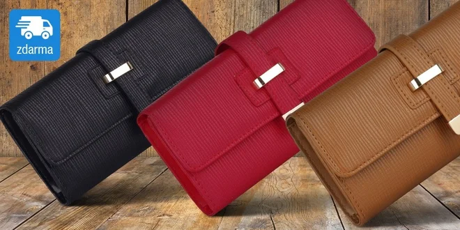 Prostorná dámská peněženka s dopravou zdarma