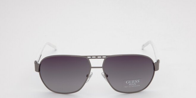 Dámské šedo-bílé sluneční brýle Guess