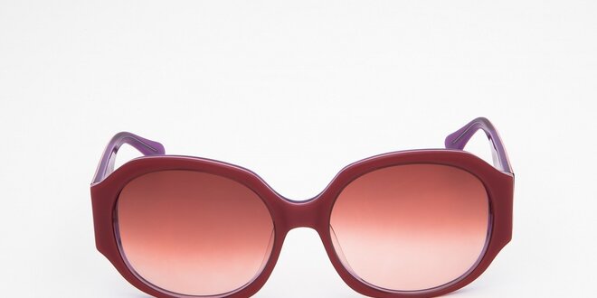 Dámské vínovo-fialové sluneční brýle Moschino