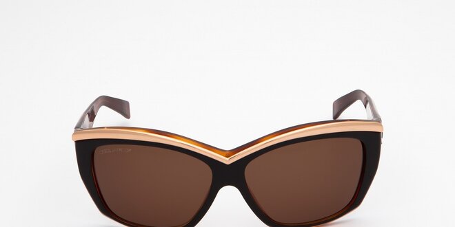 Dámské jantarovo-béžové sluneční brýle D-Squared