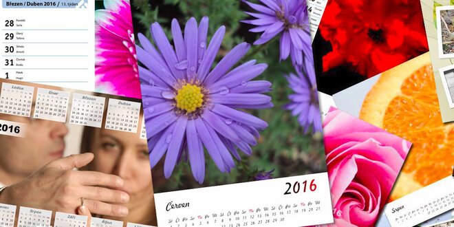 Kalendáře na rok 2016 z vlastních fotografií