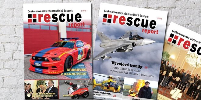 Časopis RESCUE report pro hasiče a záchranáře