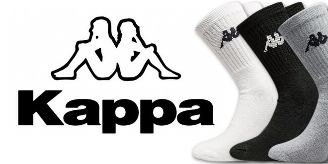 Pánské sportovní ponožky Kappa (3 páry)