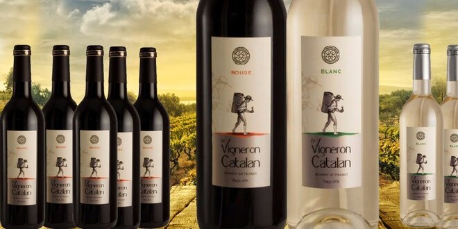 6 lahví svěžích ovocných vín z jihu Francie