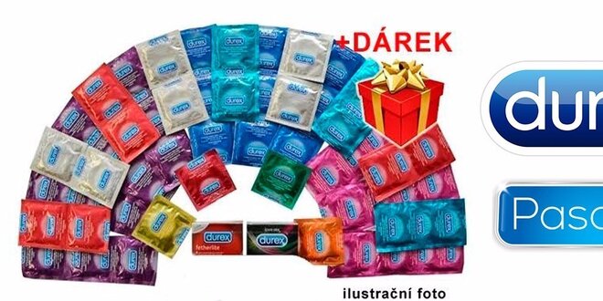 Balíčky plné značkových kondomů