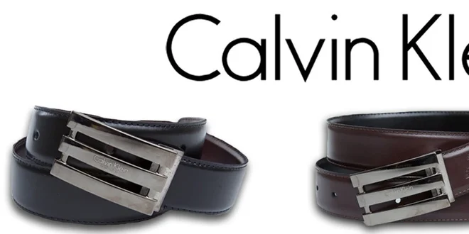 Luxusní opasky z pravé kůže Calvin Klein