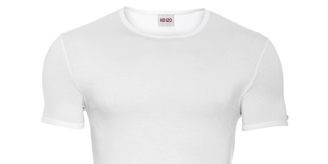 Pánské bílé elastické tričko Kenzo