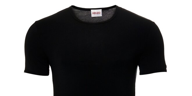 Pánské černé elastické tričko Kenzo
