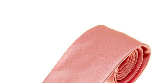 Pánhská pastelově růžová kravata Gianfranco Ferré