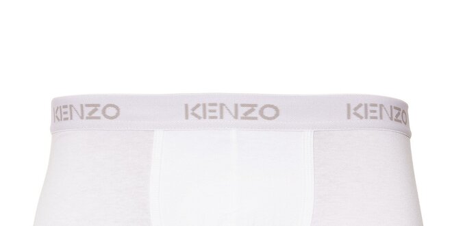 Pánské bílé elastické boxerky Kenzo