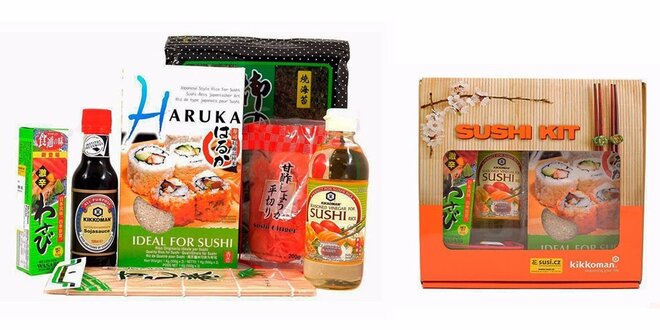Set na přípravu sushi v dárkové krabici